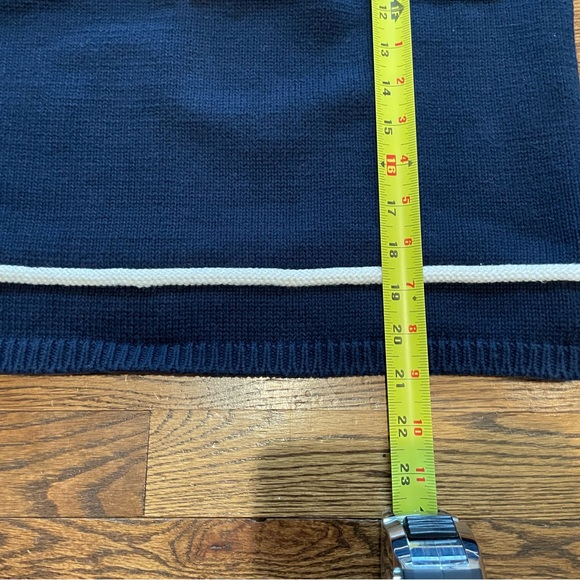 Vintage Liz Claiborne Navy Blue Anchor Sweater - Picture 12 of 14